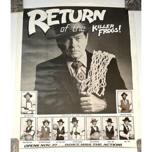 1982-83 TCU Men's Basketball Return of the Killer Frogs Jim Killingsworth POSTER
